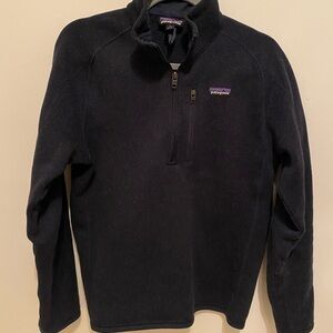 Patagonia Men's Navy Blue Better Sweater Quarter Zip